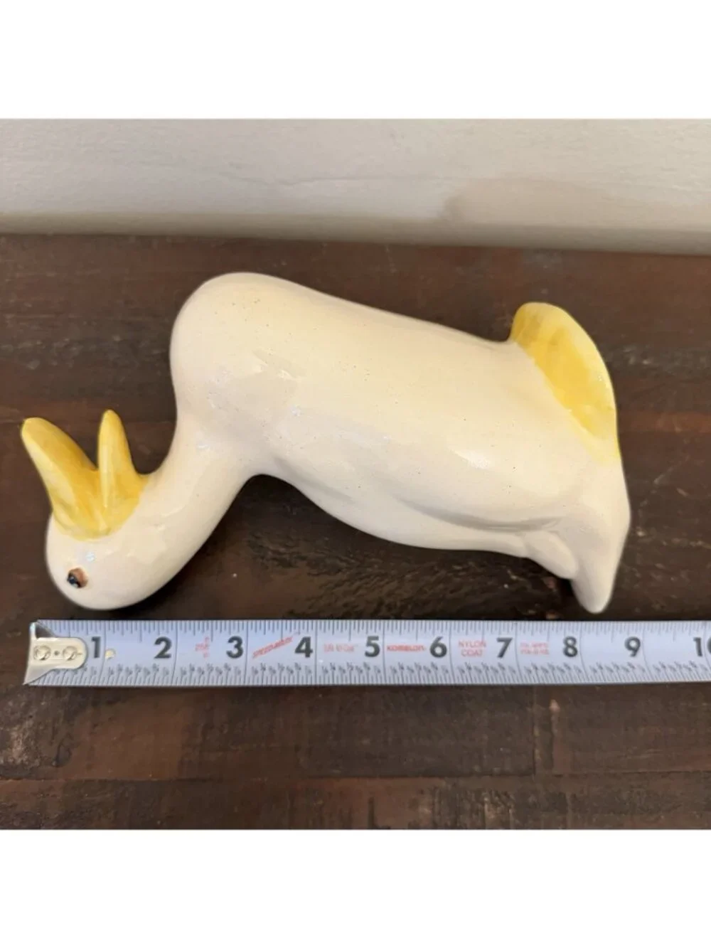 Pair Ceramic Duck Goose Figures Cottagecore Grandmacore Country Farm Decor